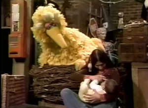 Breastfeeding on Sesame Street - 1977